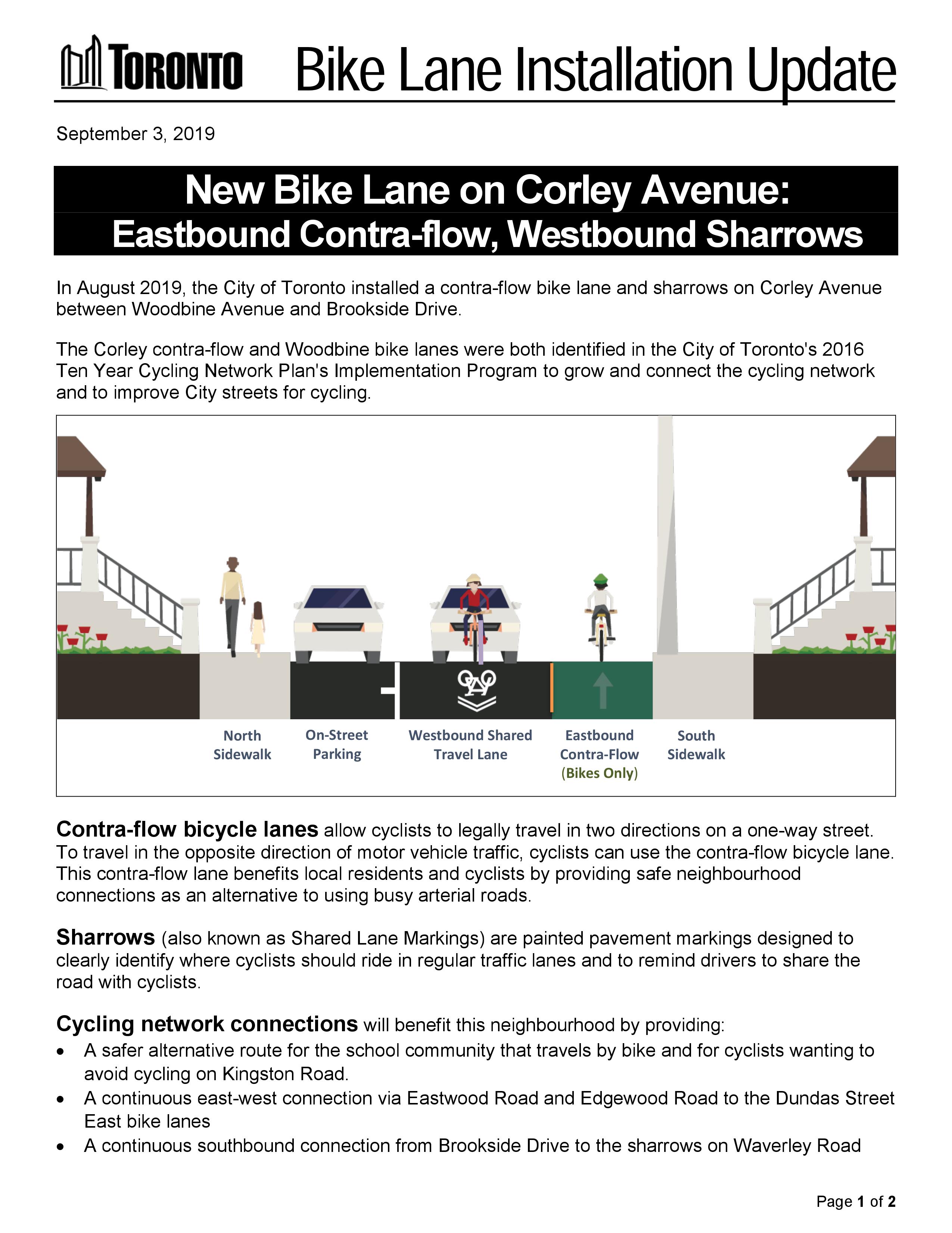 Corley Update Flyer Bike Lane FINAL_pg1
